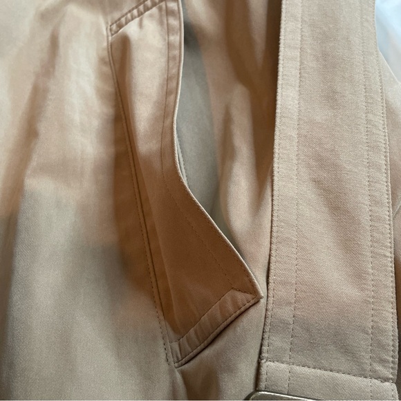 Burberry Prorsum Khaki Cotton Double Breast Trench Coat Wool Liner 42R 52" Chest - Picture 11 of 16